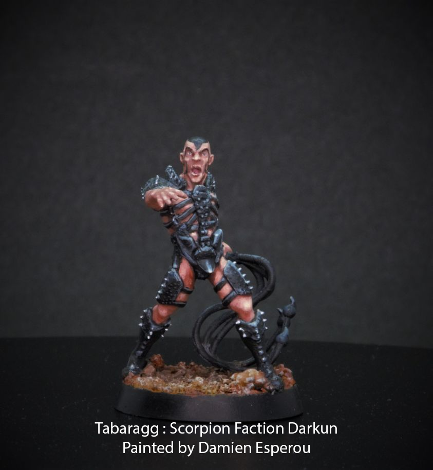 RPG/Tabletop Gaming Miniature - Tabaragg - Scorpion Faction Darkun - Unpainted