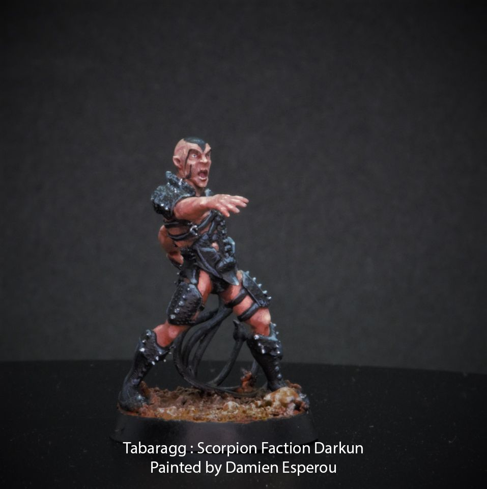 RPG/Tabletop Gaming Miniature - Tabaragg - Scorpion Faction Darkun - Unpainted