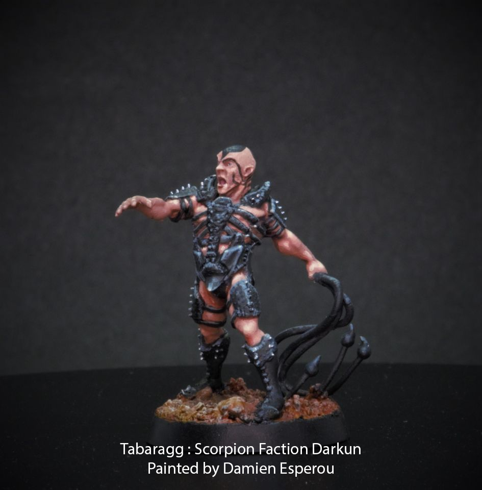 RPG/Tabletop Gaming Miniature - Tabaragg - Scorpion Faction Darkun - Unpainted