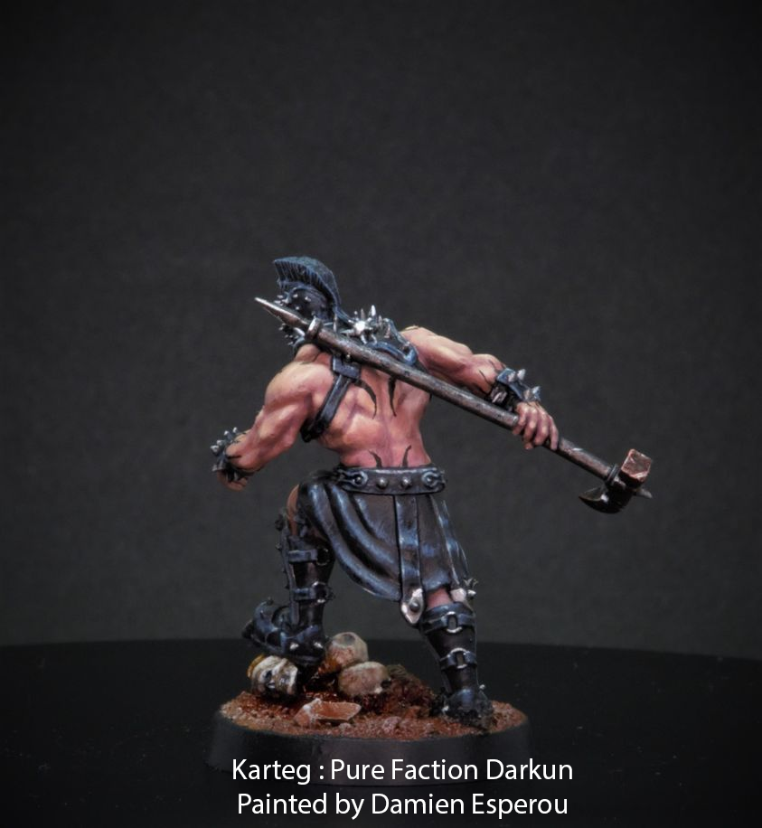 RPG/Tabletop Gaming Miniature - Pure Faction Darkun Karteg - Unpainted