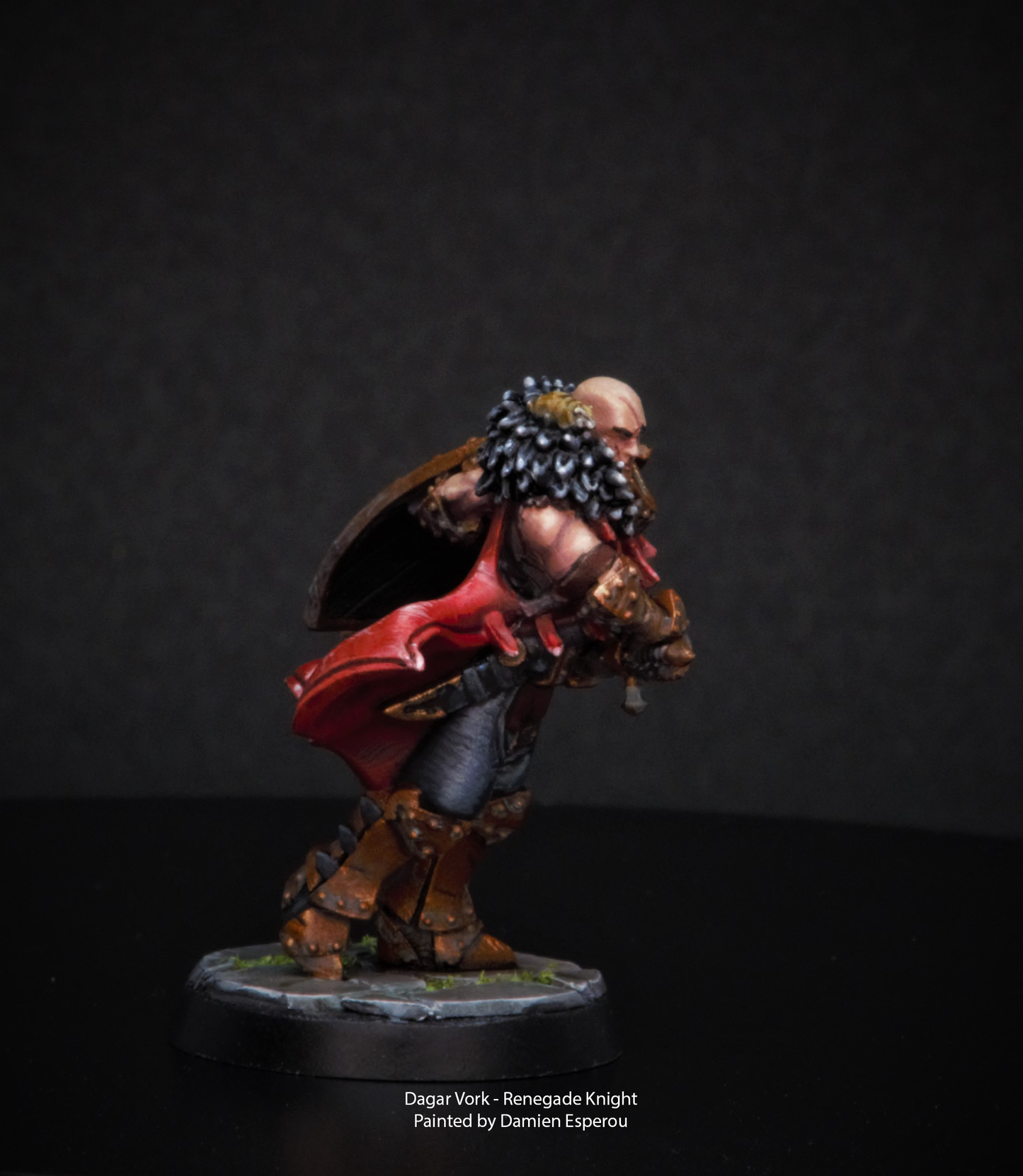 RPG/Tabletop Gaming Miniature - Renegade Knight Dagar Vork - Unpainted