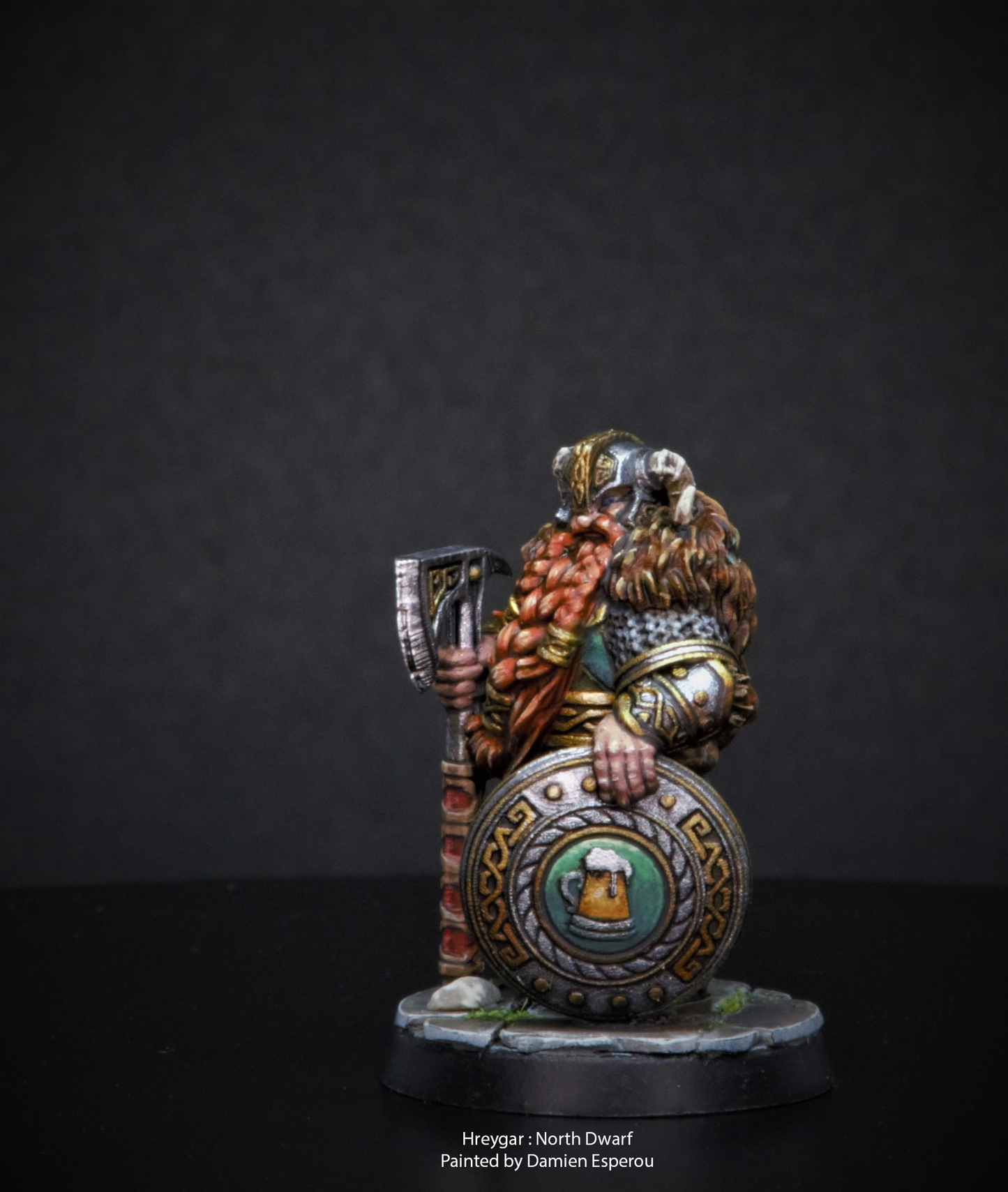 RPG/Tabletop Gaming Miniature - North Dwarf Hreygar - Unpainted