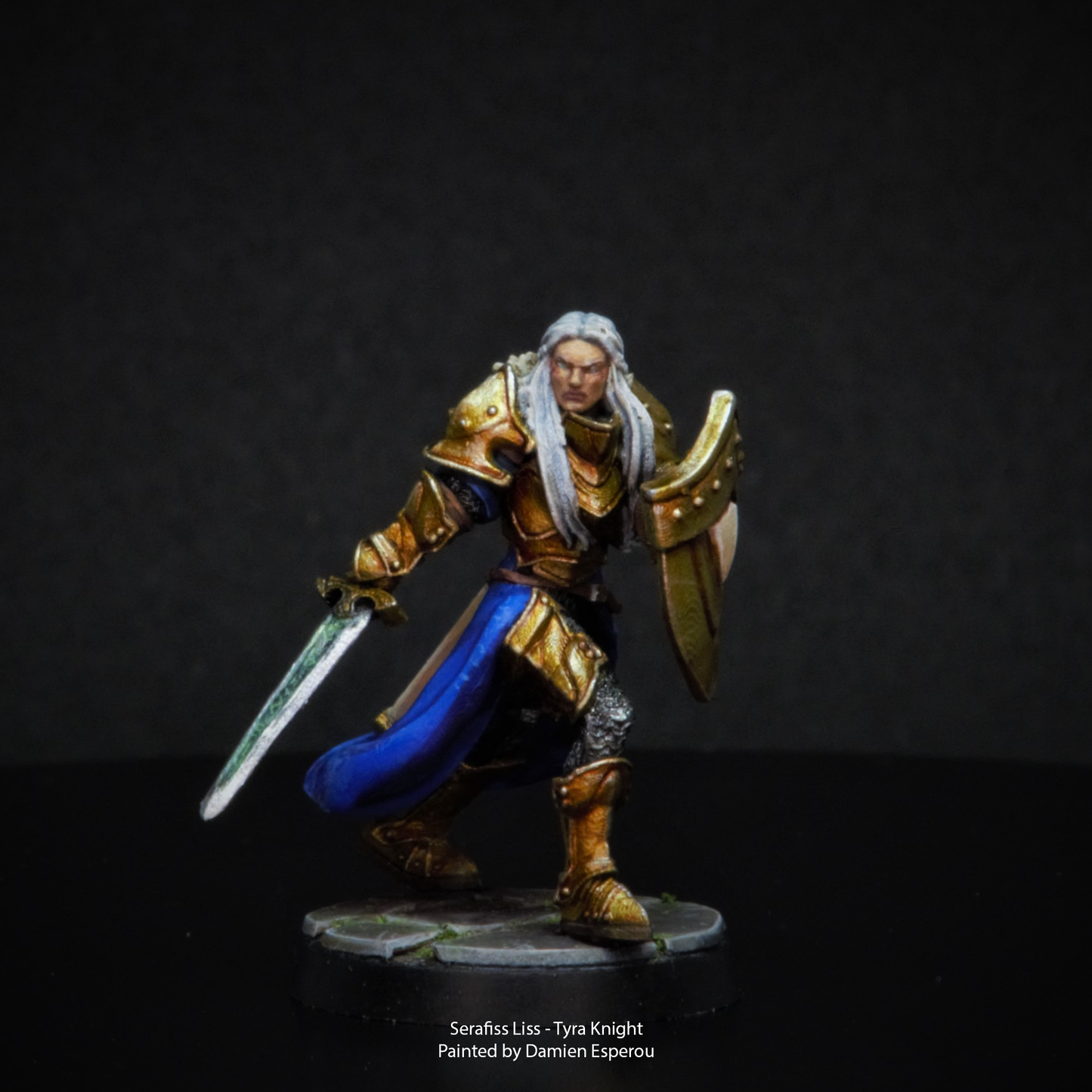 RPG/Tabletop Gaming Miniature - Female Tyra Knight Serafiss Liss - Unpainted