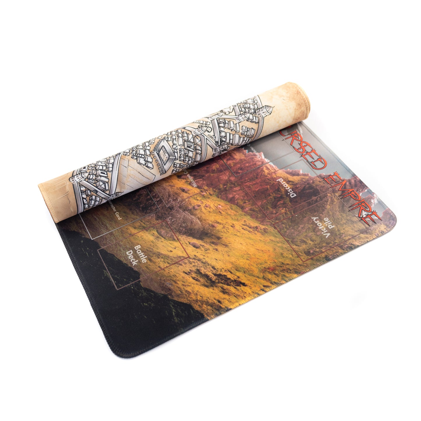 Cursed Empire Game Mat rolled
