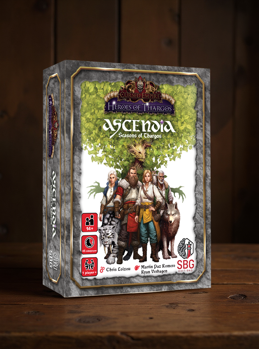 英語版　Heroes Ascendes 1 ディスプレイ　6箱入 Ascendia - Heroes Of Thargos Expansion - Pre-Order – SBG Editions