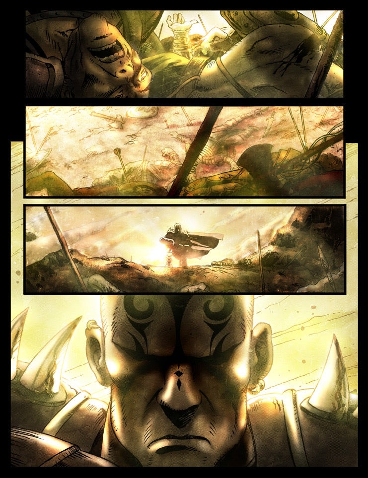 1st Cursed Empire Graphic Novel: Blood of Heroes