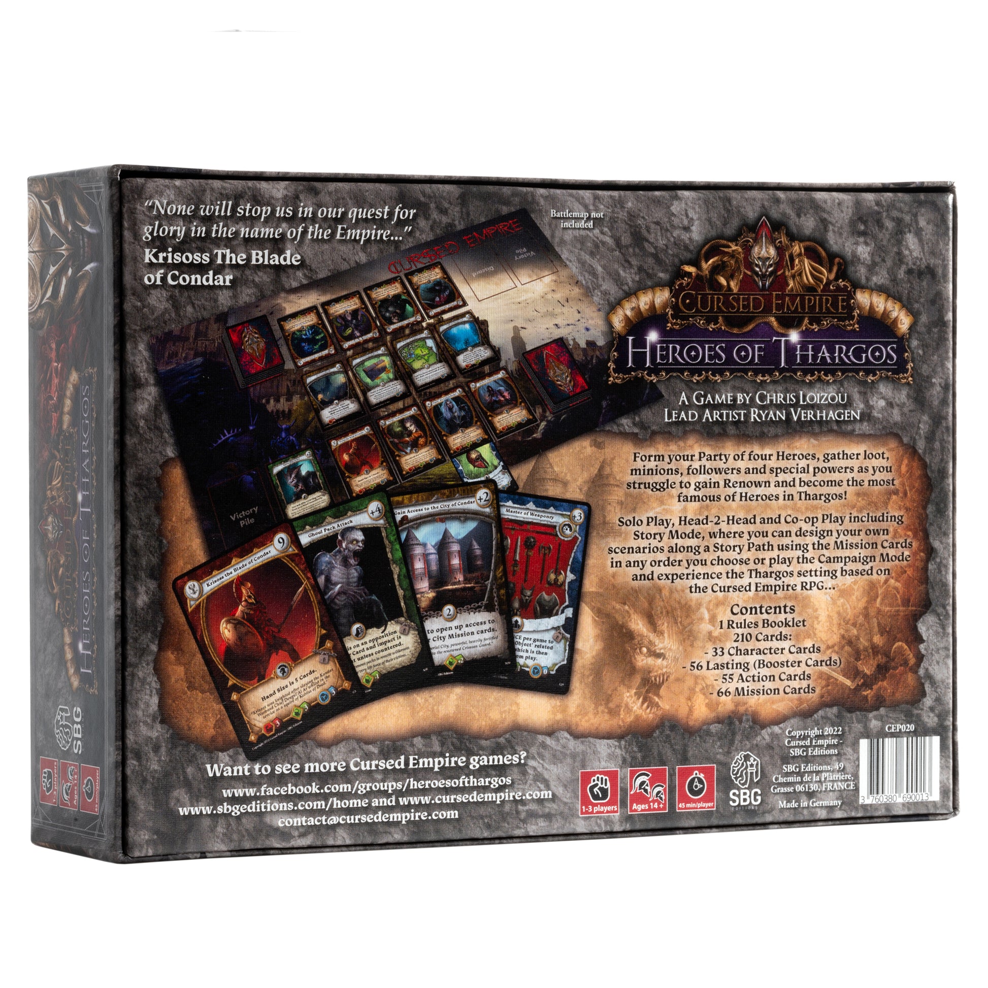 RPG Card Game Heroes Of Thargos