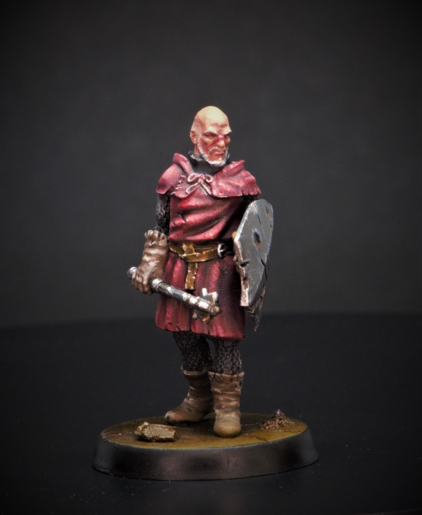RPG/Tabletop Gaming Miniature - Earth Cultist Hengrist "Bludgy" - Unpainted