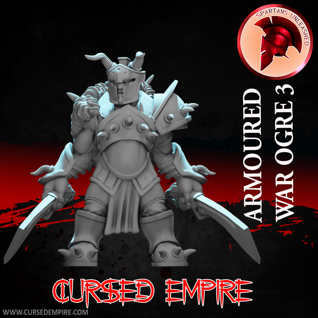 Armoured Ogres Set 1 - Miniatures - Set of 3