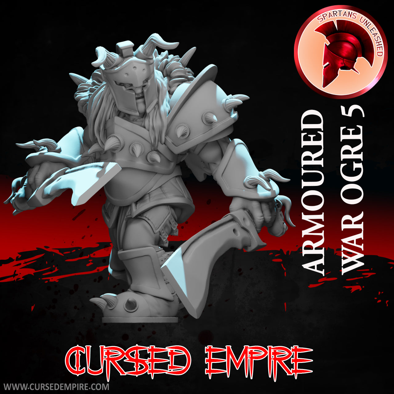 Armoured Ogres Set 1 - Miniatures - Set of 3