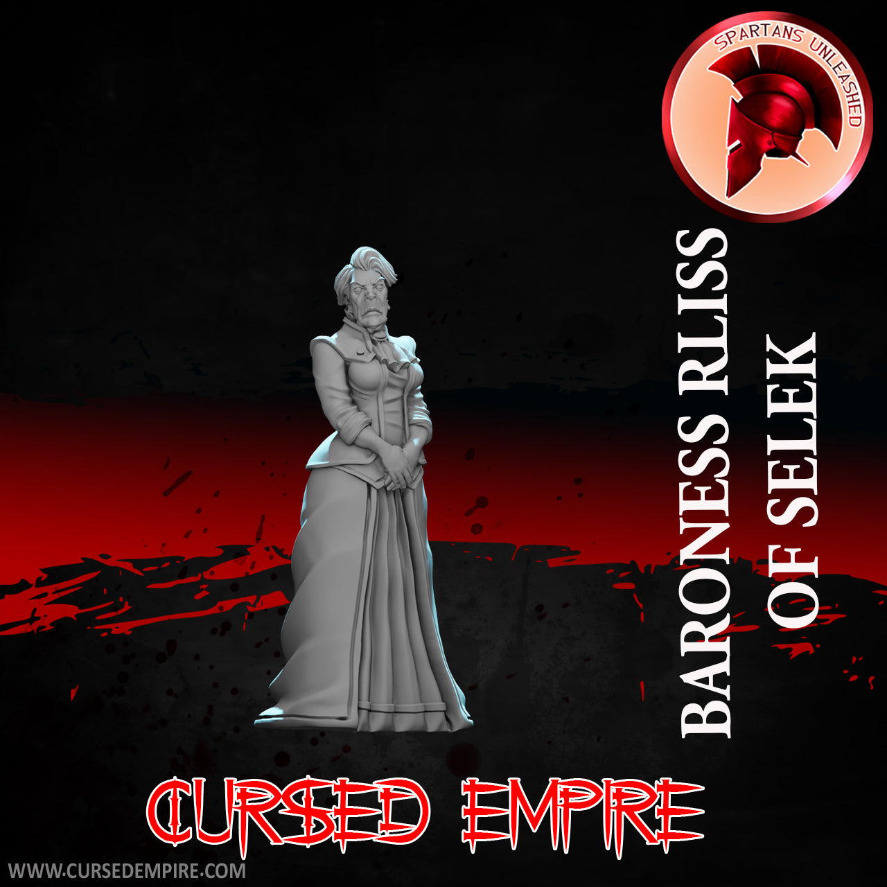 RPG/Tabletop Gaming Miniature - Baroness Rliss of Selek - Unpainted