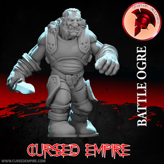 RPG/Tabletop Gaming Miniature - Battle Ogre - Unpainted