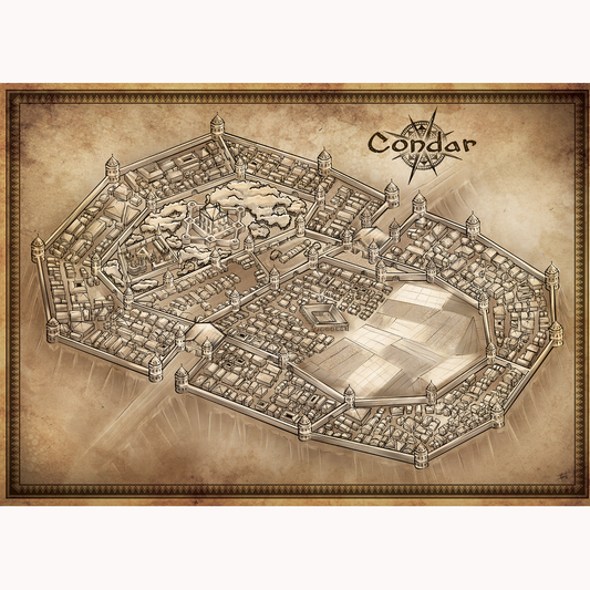 Plan de la Ville de Condar