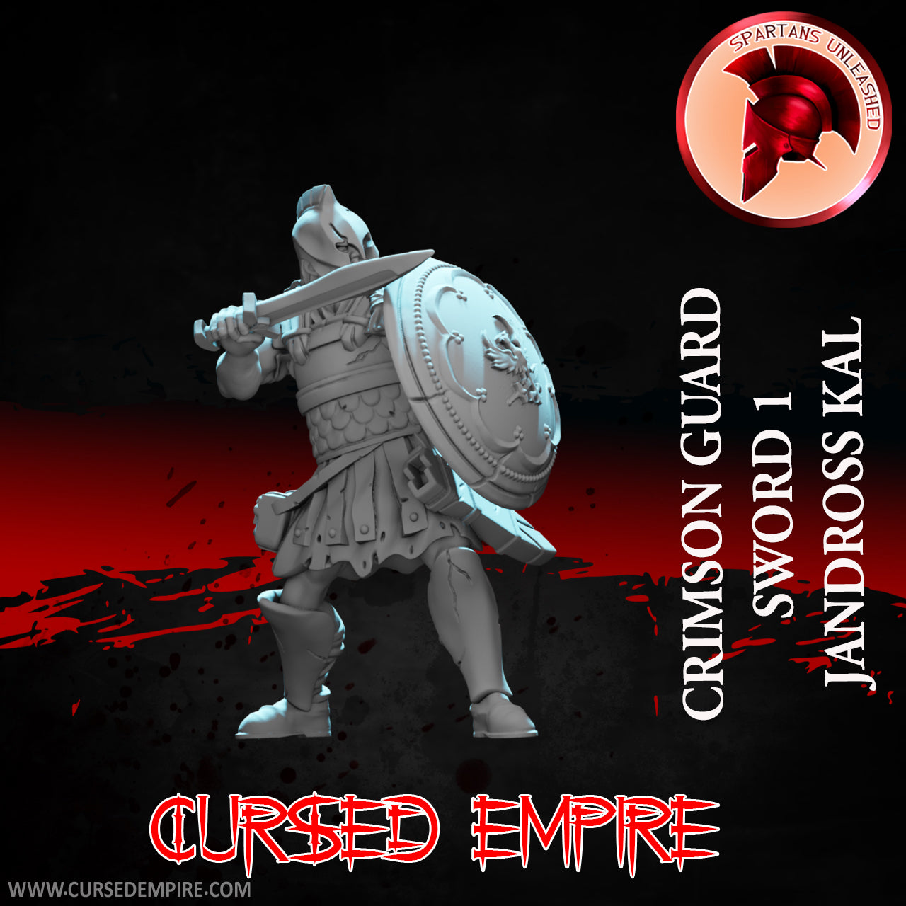 Crimson Guard Set 1 - Miniatures - Set of 9