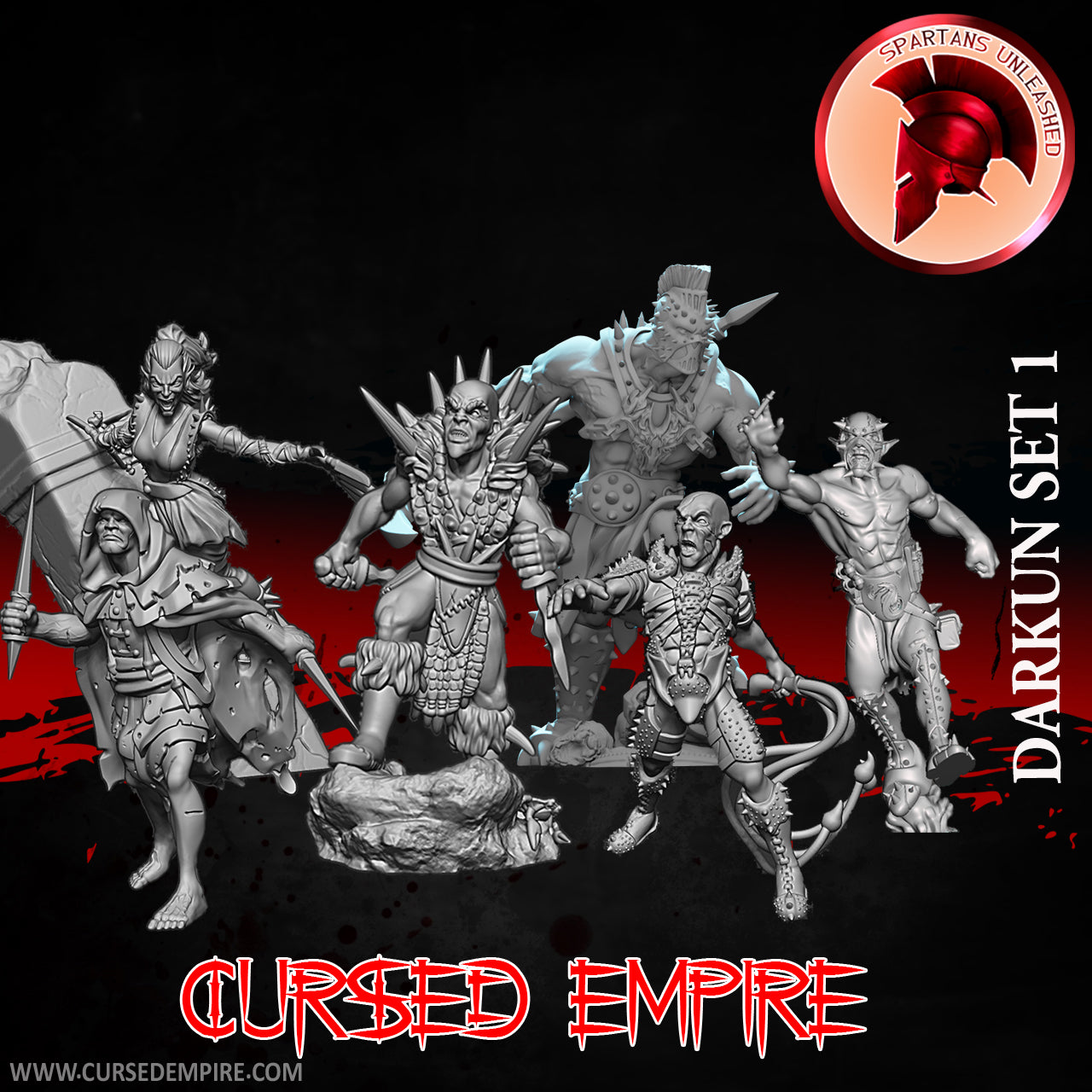 Darkun Set 1 - Miniatures - Set of 6