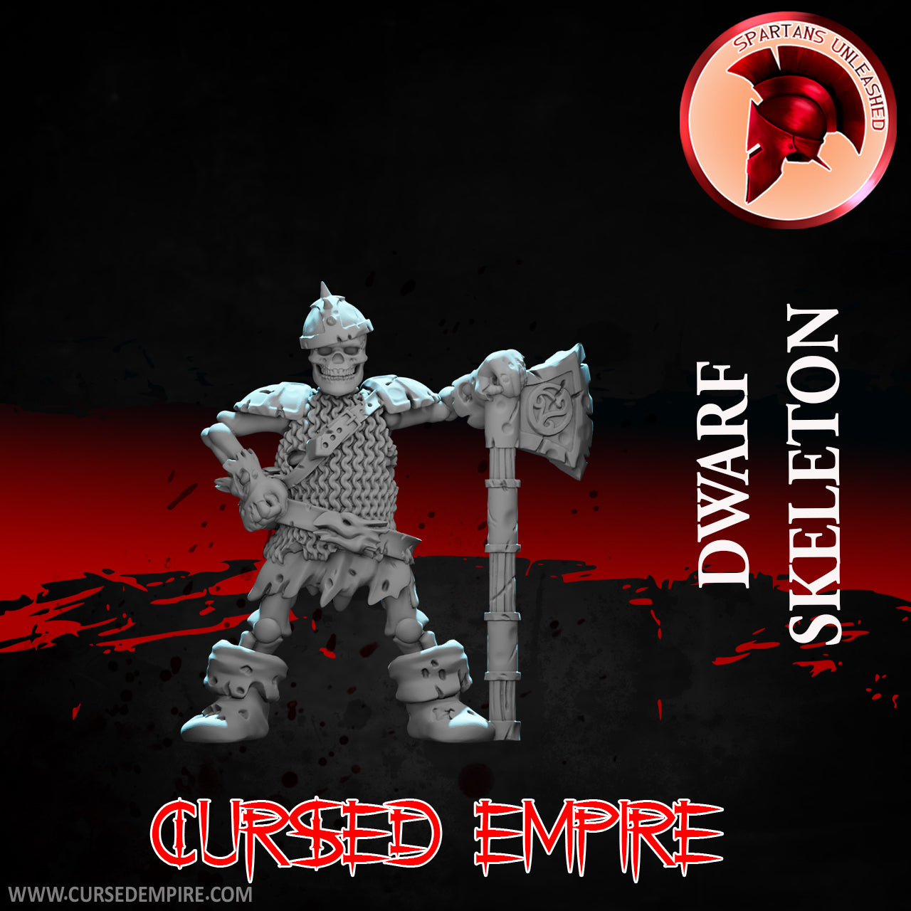 Skeleton Heroes Set 1 - Miniatures - Set of 4
