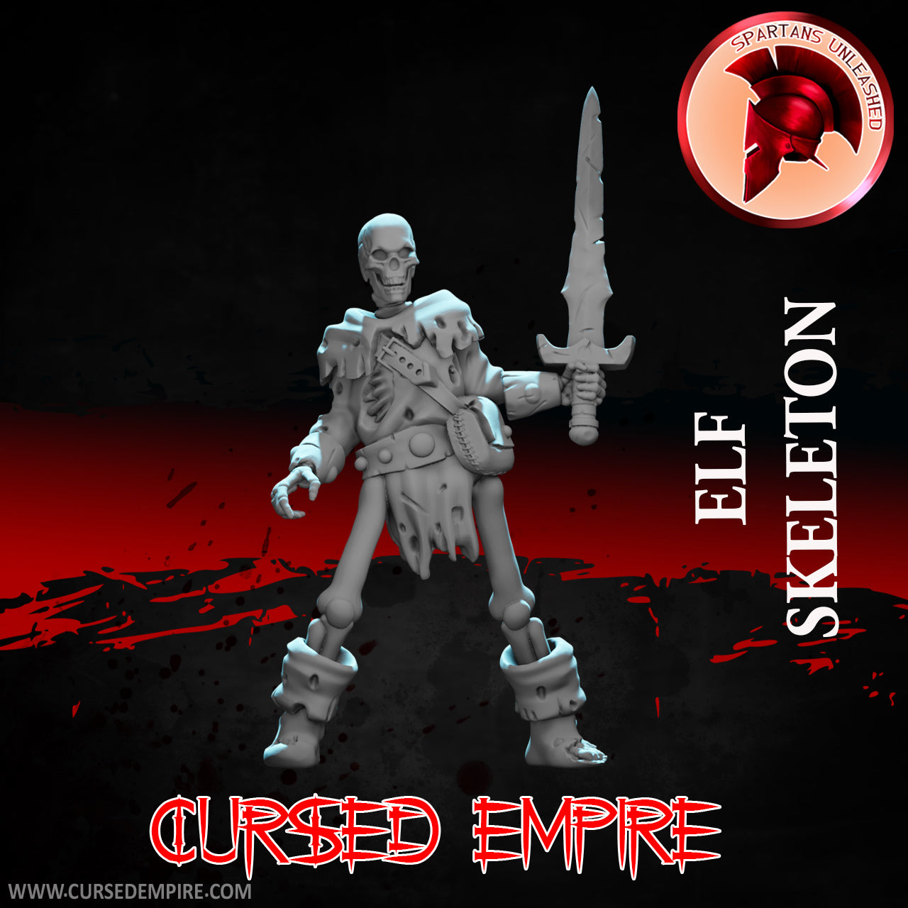 Skeleton Heroes Set 1 - Miniatures - Set of 4