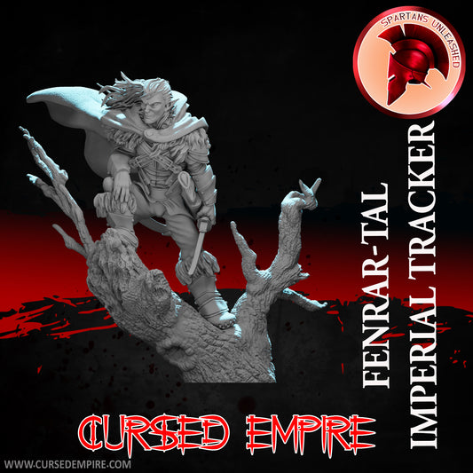 RPG/Tabletop Gaming Miniature - Fenrar-Tal Imperial Tracker - Unpainted