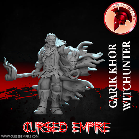RPG/Tabletop Gaming Miniature - Witch Hunter Garik Khor - Unpainted