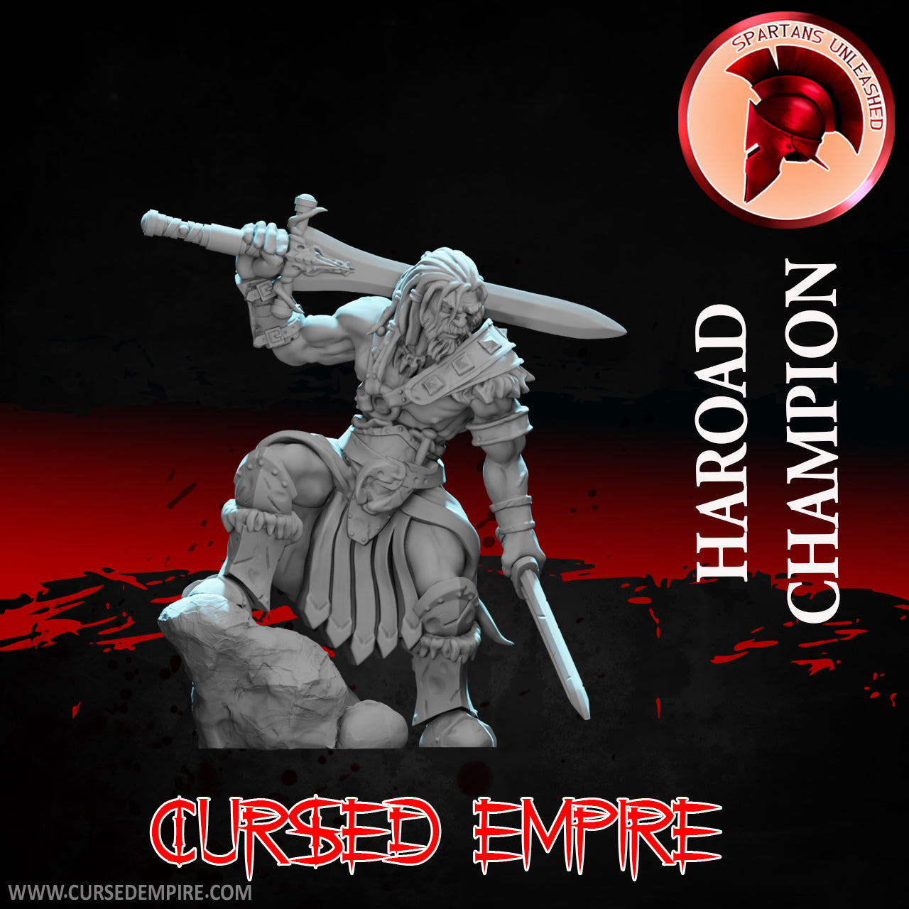 RPG/Tabletop Gaming Miniature - Champion Haroad - Unpainted