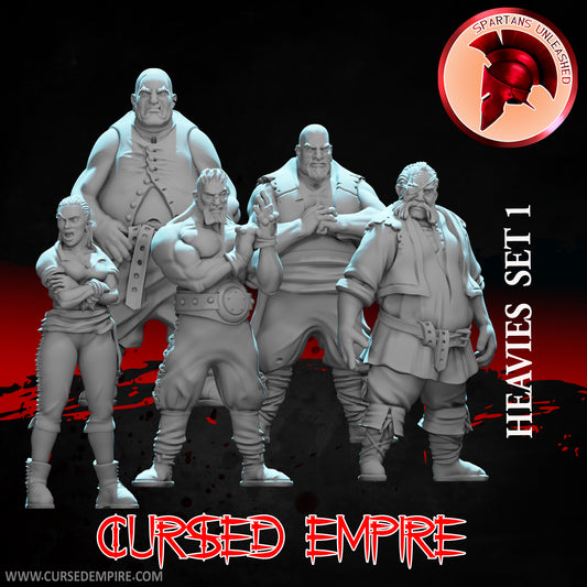 Heavies Set 1 - Miniatures - Set of 5