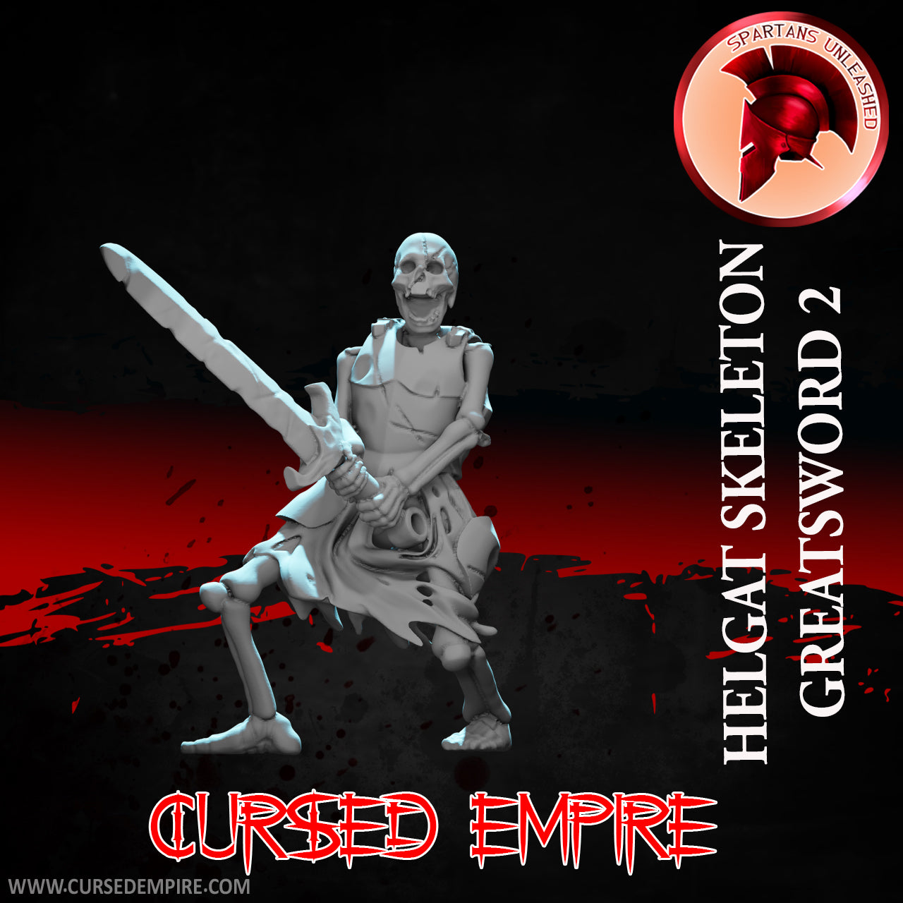 Skeleton Greatsword Warriors Set 1 - Miniatures - Ensemble de 5