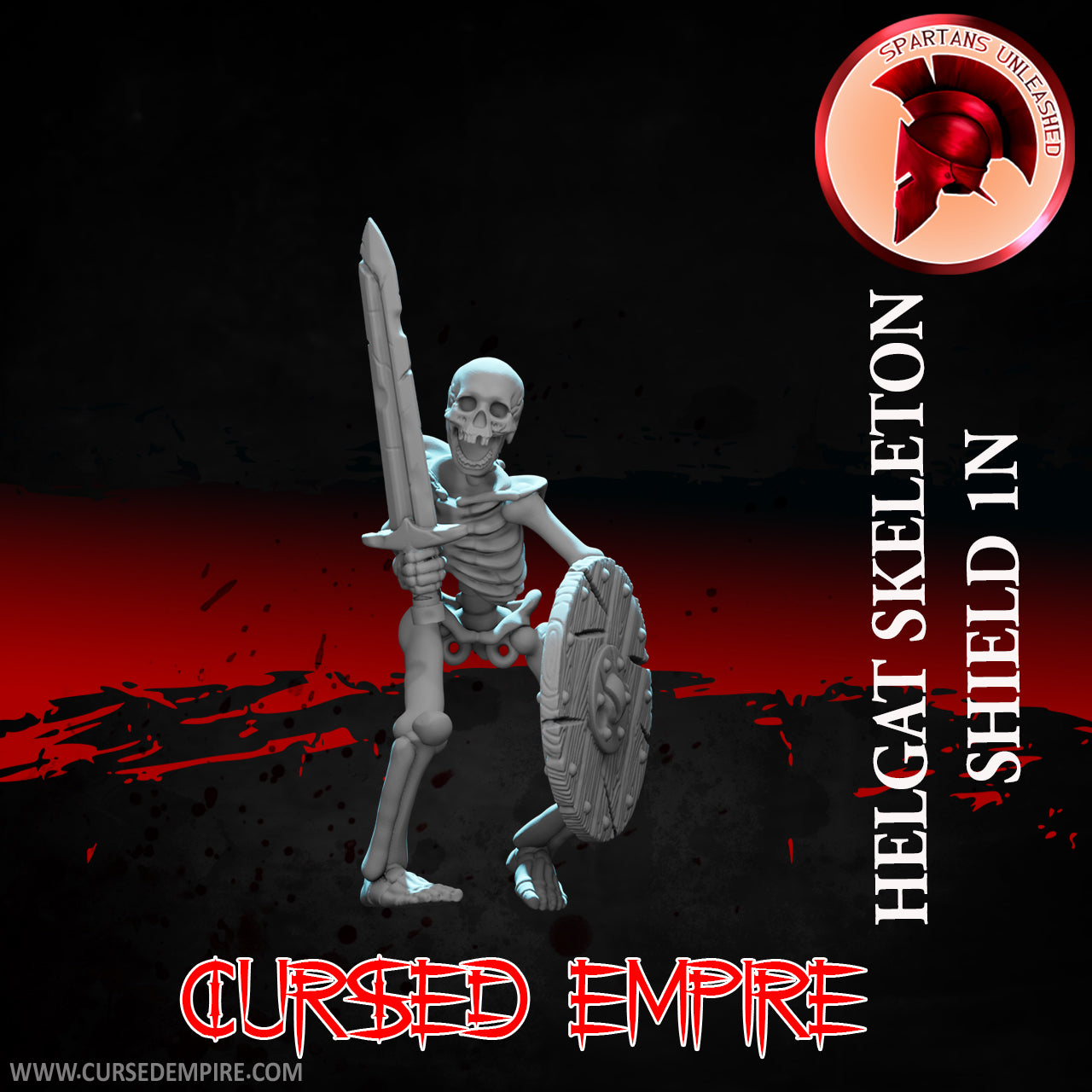 Skeleton Shield Warriors Set 1 - Miniatures - Set of 5