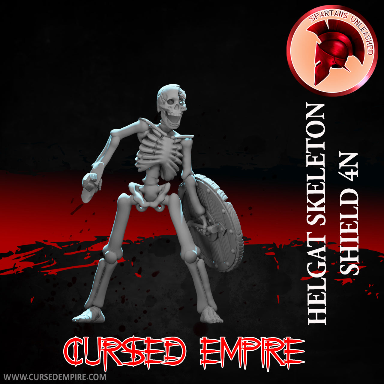 Skeleton Shield Warriors Set 1 - Miniatures - Set of 5