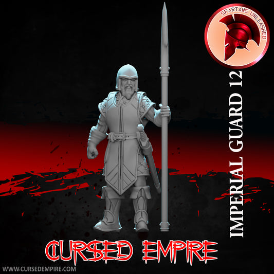 RPG/Tabletop Gaming Miniature - Imperial Guard 12 - Unpainted