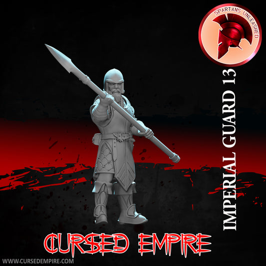 RPG/Tabletop Gaming Miniature - Imperial Guard 13 - Unpainted
