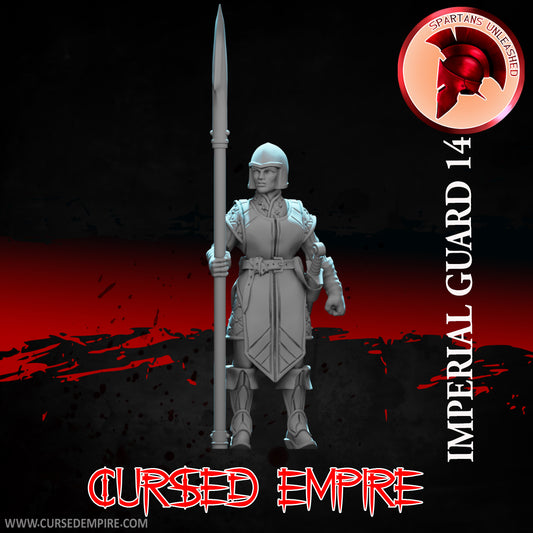 RPG/Tabletop Gaming Miniature - Imperial Guard 14 - Unpainted