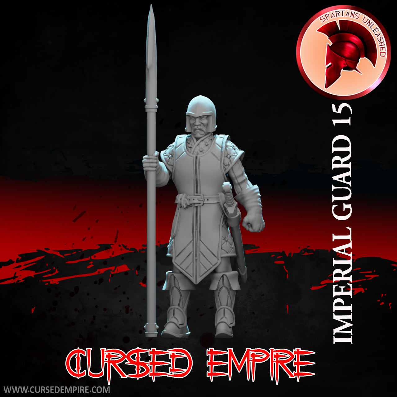 RPG/Tabletop Gaming Miniature - Imperial Guard 15 - Unpainted