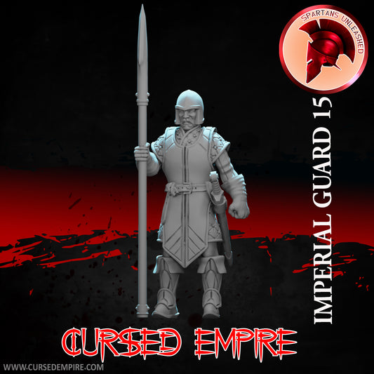 RPG/Tabletop Gaming Miniature - Imperial Guard 15 - Unpainted