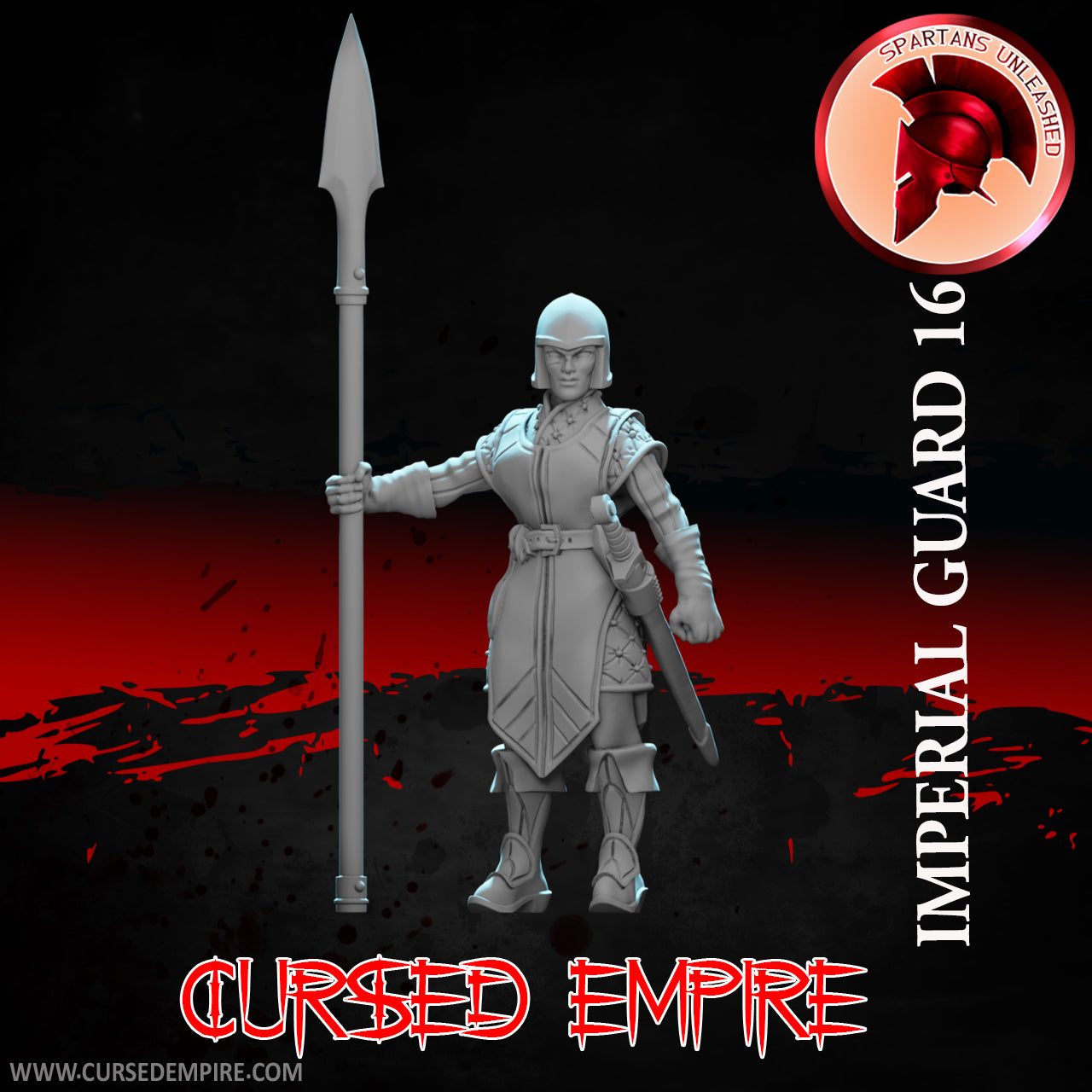 RPG/Tabletop Gaming Miniature - Imperial Guard 16 - Unpainted