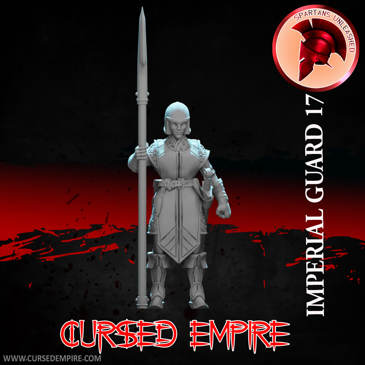 RPG/Tabletop Gaming Miniature - Imperial Guard 17 - Unpainted