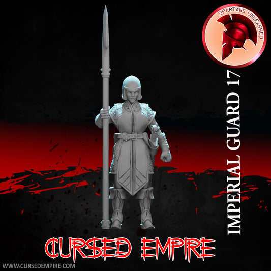 RPG/Tabletop Gaming Miniature - Imperial Guard 17 - Unpainted