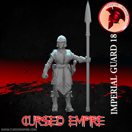 RPG/Tabletop Gaming Miniature - Imperial Guard 18 - Unpainted