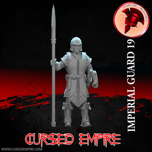RPG/Tabletop Gaming Miniature - Imperial Guard 19 - Unpainted