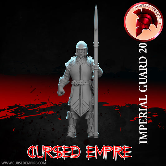 RPG/Tabletop Gaming Miniature - Imperial Guard 20 - Unpainted