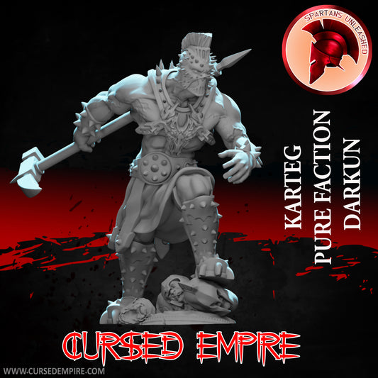 RPG/Tabletop Gaming Miniature - Pure Faction Darkun Karteg - Unpainted