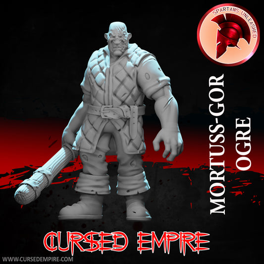 RPG/Tabletop Gaming Miniature - Ogre Mortuss-Gor - Unpainted