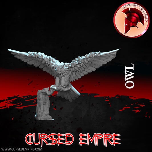 RPG/Tabletop Gaming Miniature - Owl - Unpainted
