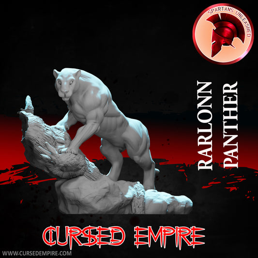 RPG/Tabletop Gaming Miniature - Rarlonn Panther - Unpainted