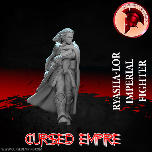 RPG/Tabletop Gaming Miniature - Imperial Fighter Ryasha-Lor - Unpainted