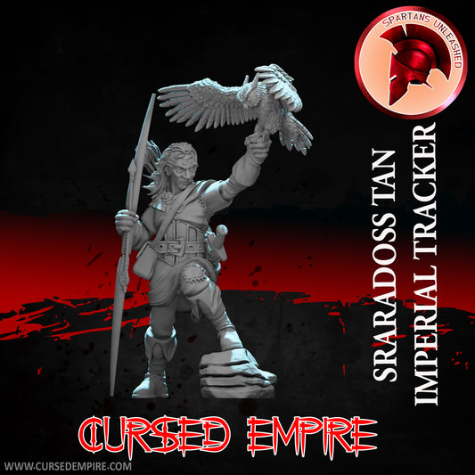RPG/Tabletop Gaming Miniature - Imperial Tracker Saradoss Tan - Unpainted