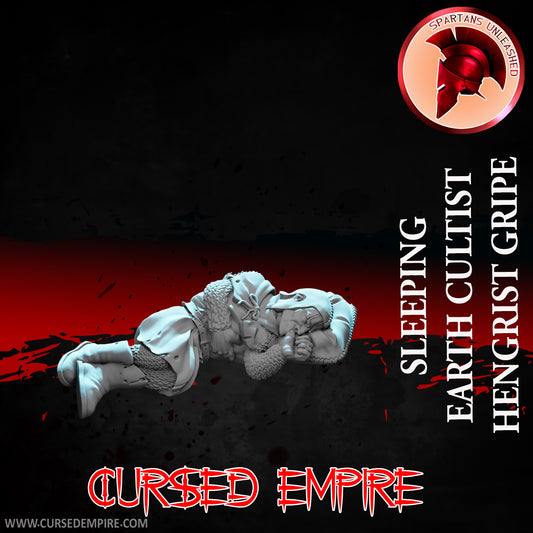 RPG/Tabletop Gaming Miniature - Sleeping Earth Cultist Hengrist Gripe - Unpainted