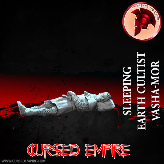 RPG/Tabletop Gaming Miniature - Sleeping Earth Cultist Vasha-Mor - Unpainted