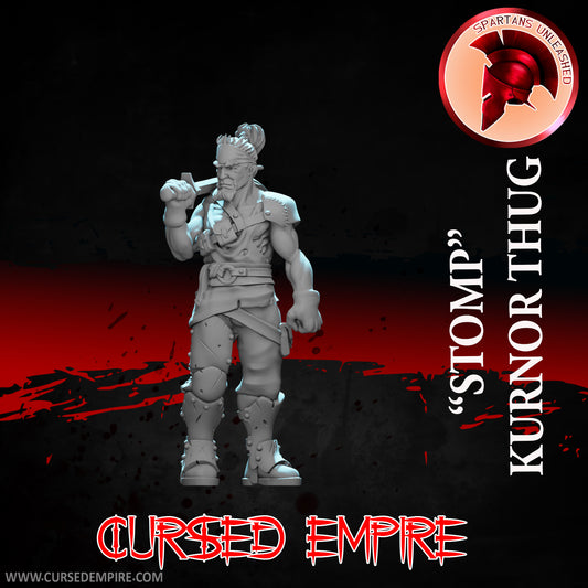 RPG/Tabletop Gaming Miniature - Kurnor Thug Stomp - Unpainted