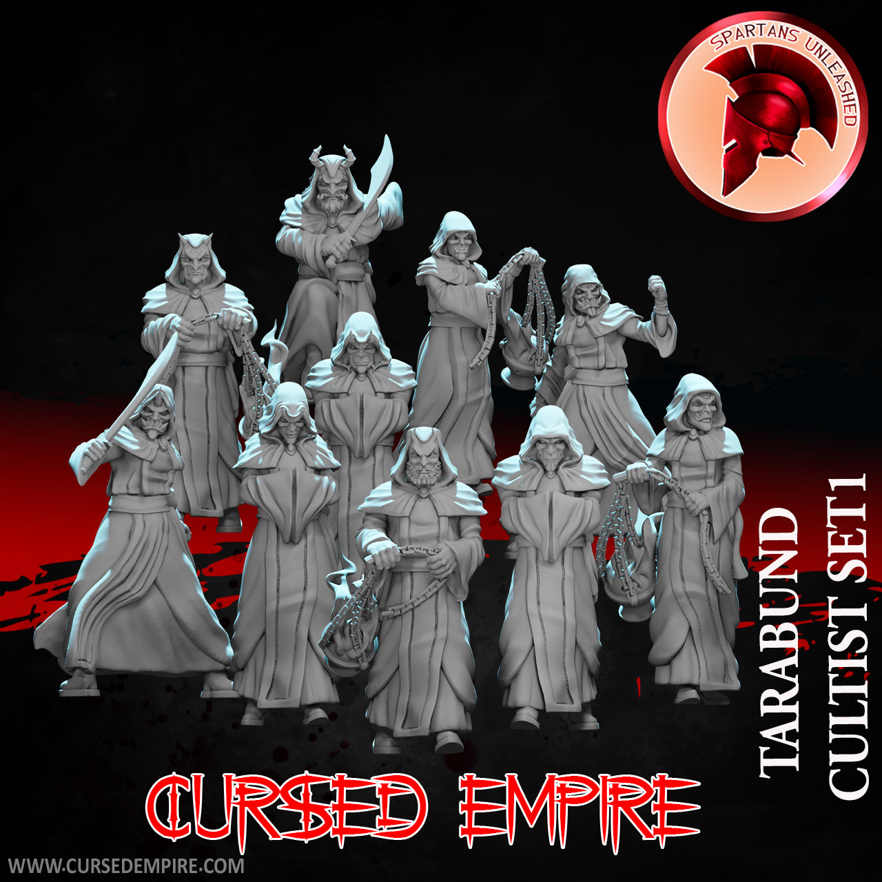 Tarabund Cultists Set 1 - Miniatures - Set of 10