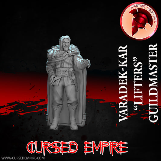 RPG/Tabletop Gaming Miniature - Lifters Guildmaster Varadek-Kar - Unpainted